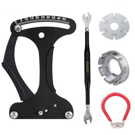 Bike Spoke Tension Meter Wrench Tool Kits Wire Tension Adjustment ...