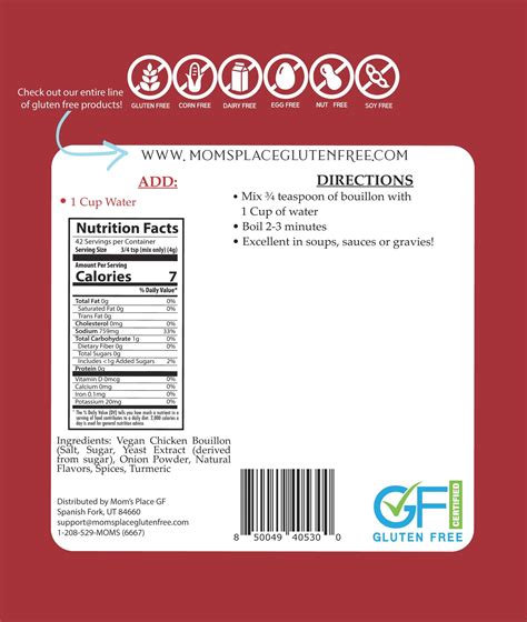 Gluten-Free Chicken Bouillon - Mom's Place Gluten Free
