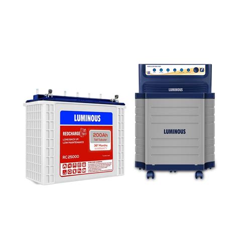Luminous Combo (Hercules 1500 Pure sinewave Inverter + Luminous RC25000 ...