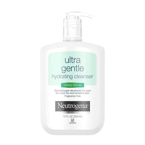 Amazon.com: Neutrogena Ultra Gentle Hydrating Facial Cleanser, Non ...