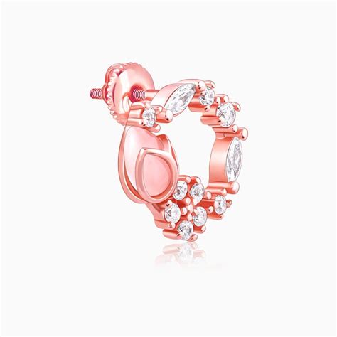 Rose Gold Drop Wreath Studs | Rose Gold Earrings – GIVA Jewellery