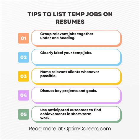 How to List Temp Jobs on Resume [5 Steps] — Optim Careers