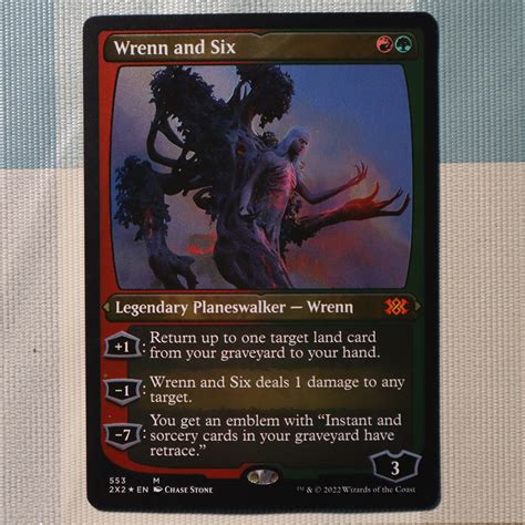 Wrenn and Six #553 2X2 etched foil – MTG Proxy Cards