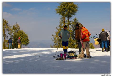 go2india.in : Ski equipments at Kufri in Shimla