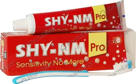 Buy SHY NM PRO TOOTH PASTE 100GM Online & Get Upto 60% OFF at PharmEasy