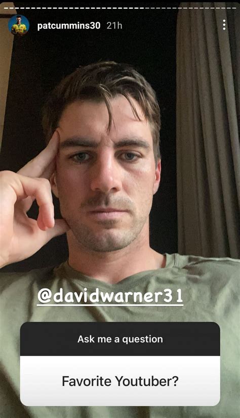 IPL 2021: Pat Cummins names David Warner as his favorite YouTuber