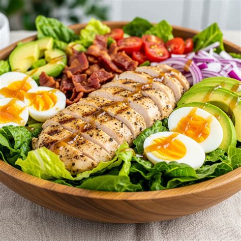 Grilled Chicken Cobb Salad with Honey Dijon Paleo Whole30 Option ...