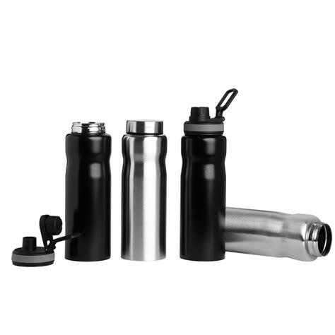 Curvy Stainless Steel Bottle 1000 ml | Leak-Proof Water Bottle ...