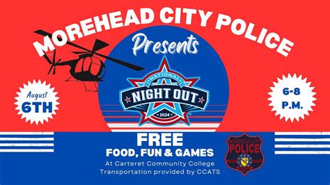 Morehead City Police: National Night Out, Carteret Community College ...