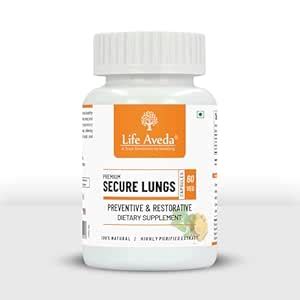 Buy Life Aveda Premium Secure Lungs (500mg) Veg Capsules- 60 Veg ...