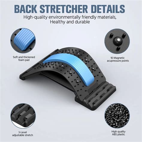 Multi-level Back Stretcher - Relief for Upper & Lower Back Pain