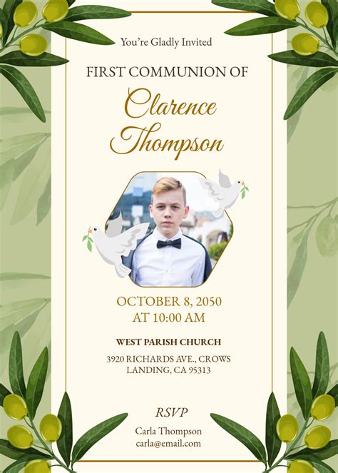 Free Communion Templates