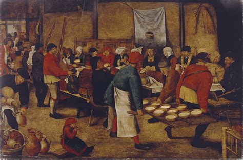 Medieval Peasant Wedding Peasant Wedding, 1620. **[Pieter Brueghel The