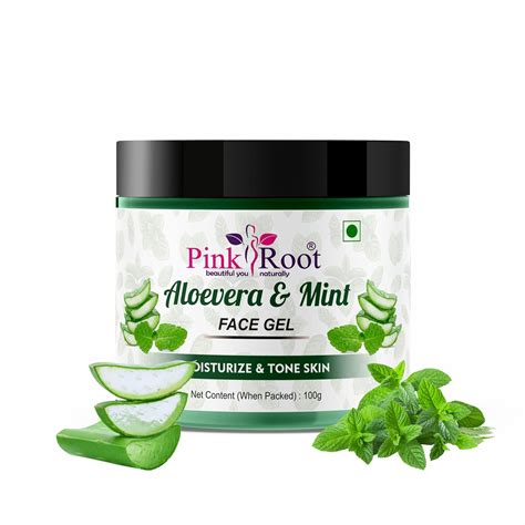 Pink Root Aloevera & Mint Face Gel 100ml : Amazon.in: Beauty