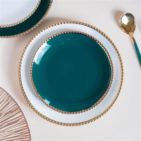 Glazed Ceramic Appetizer Plate Online - Premium Snack Plate | Nestasia