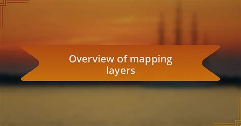 Image result for Google Map Layers