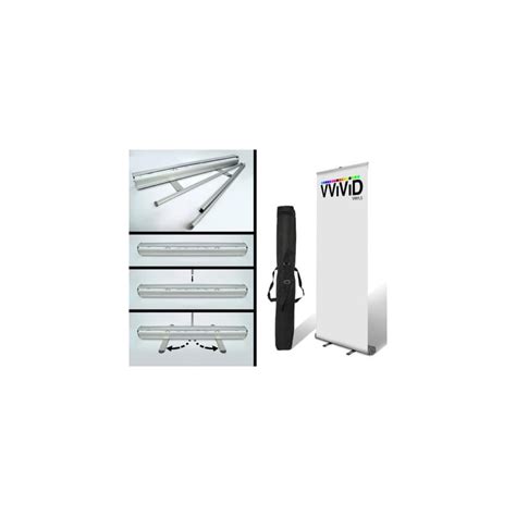 VViViD Retractable Roll Up Banner Stand 32 Inch x | Ubuy India