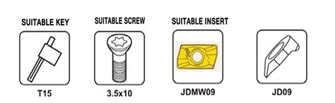 MARS-TECH AJX09 DIA 25 HIGH FEED CUTTER AJX09-C25-25-200L-2T : Amazon ...