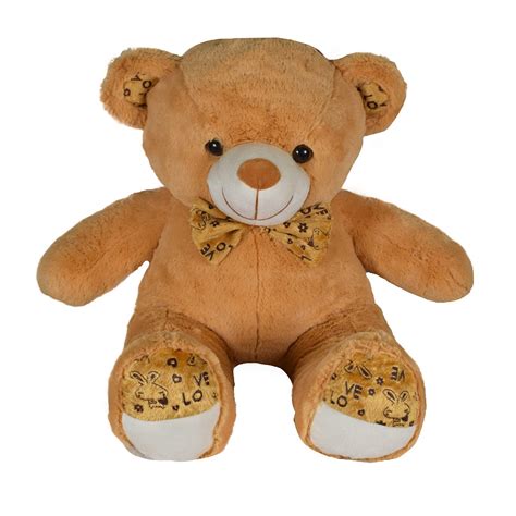 Buy Ultra 2 Feet Fluffy Polka Teddy Bear Soft Toys, Brown Online at Low ...