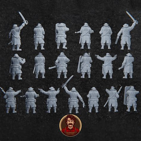🆕 Principality of New Antioch - Lieutenant Set (22x3 Variants)・ STL ...