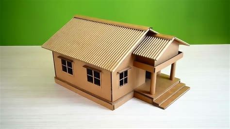 怎么用纸箱板做房子模型