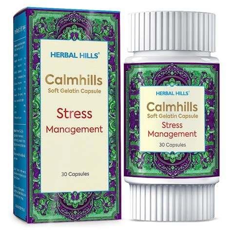 Herbal Hills Calmhills Capsules | 30 Count | For Anxiety Relief, Stress ...