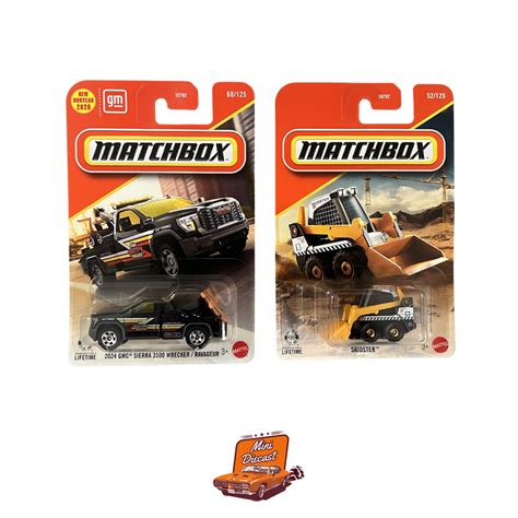 Matchbox (Set of 2) – 2024 GMC® Sierra 3500 Wrecker / Skidster™ – Mini ...
