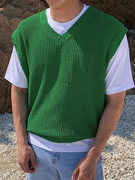 Green Vest Outfit, Sweater Vest Outfit Mens, Sweater Outfits Men, Green ...