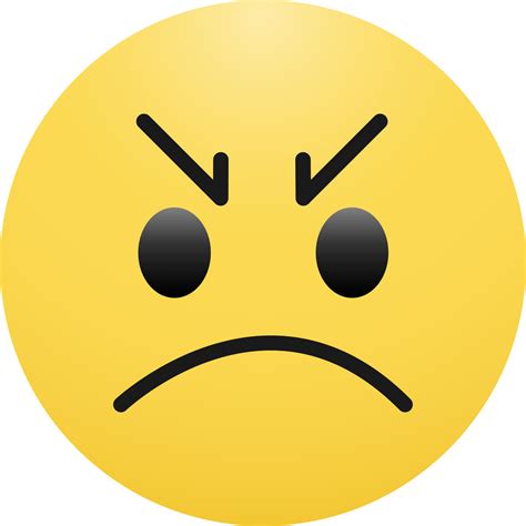 Frowning face emoticon. 24596257 PNG