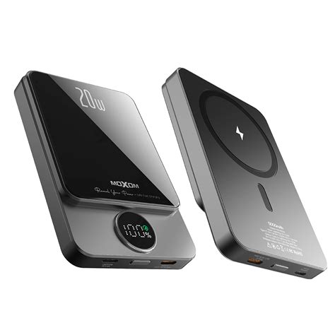 Power Bank MagSafe Moxom MX-PB110 LED PD20W 5000mAh - Mob-Shop