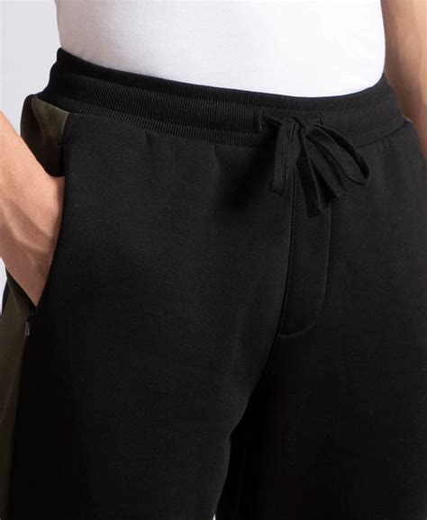 Buy Super Combed Cotton Rich Fleece Fabric Regular Fit Jogger with ...