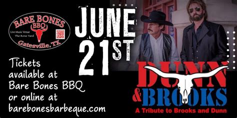 Dunn & Brooks *Tribute to Brooks and Dunn, Bare Bones BBQ, Gatesville ...