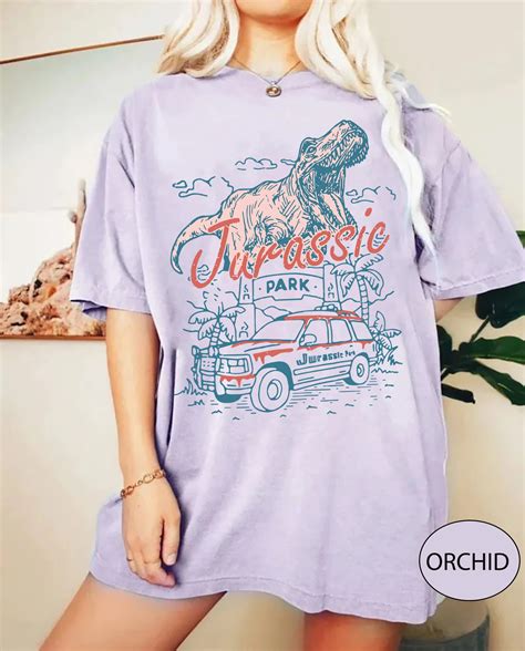 Comfort Color Vintage Jurassic Park Shirt, Jurassic Park Entrance With ...