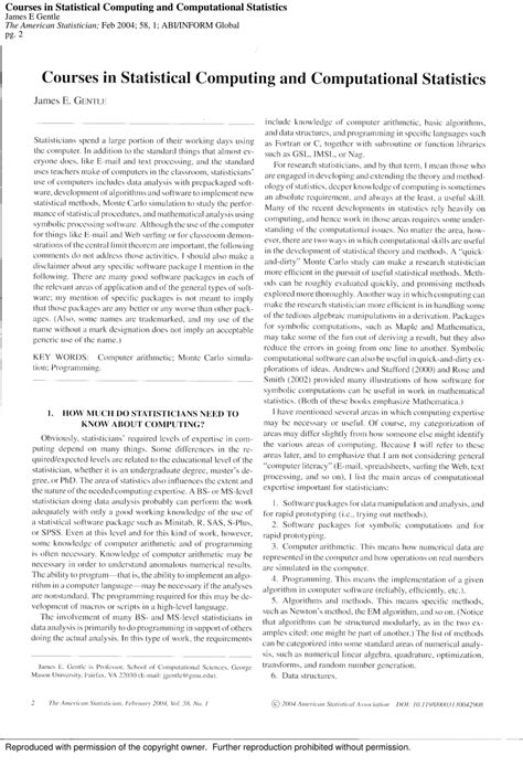 Image result for Statistical Computing