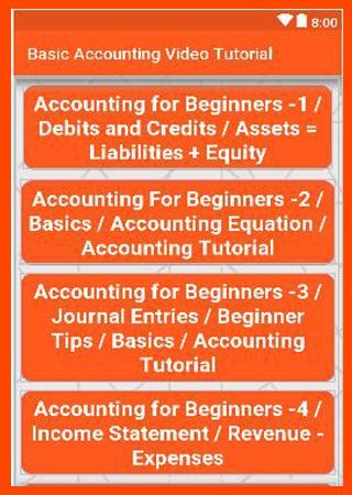 Image result for Accounting Tutorial Video