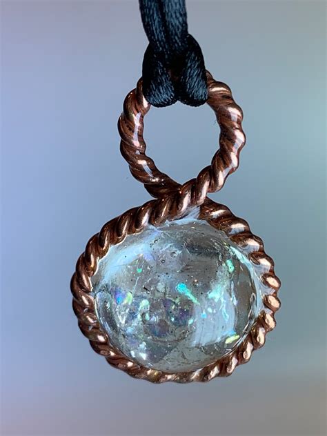 11.11cm Copper Tensor Infinity Ring Medium 14 Gauge With Resin Crystal ...