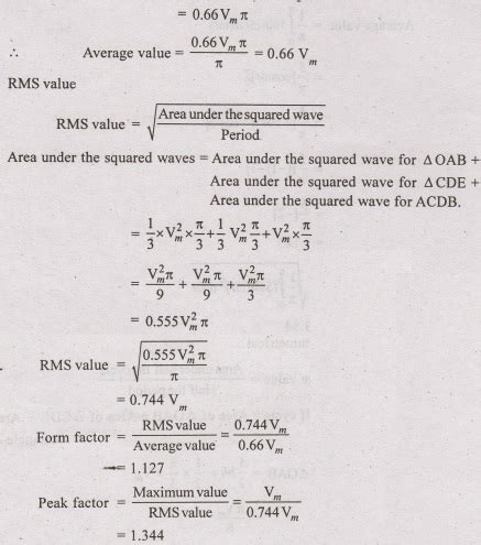 Problem Related to Waveforms and Definitions of Different Factor ...