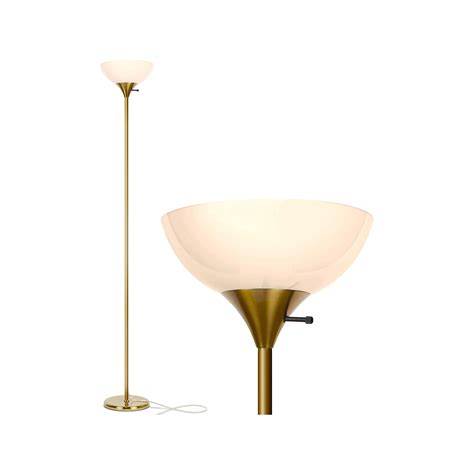 Brightech Elegant LED Living Room Tall Sky Dome Dimmable Floor Lamp ...