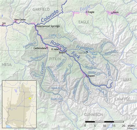 Map Of Arkansas River In Colorado