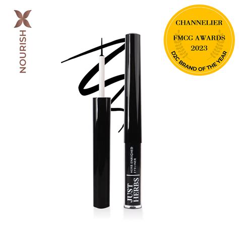 Just Herbs Herb-Enriched Waterproof Eyeliner Organic with Jojoba Oil ...