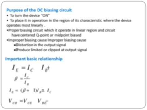 Image result for Transistor Biasing Methods
