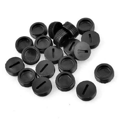 Alcoa PrimeBlack Plastic Screw 13mm x 5mm Carbon Brush Holder Caps Case ...