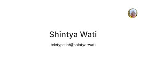 Shintya Wati — Teletype