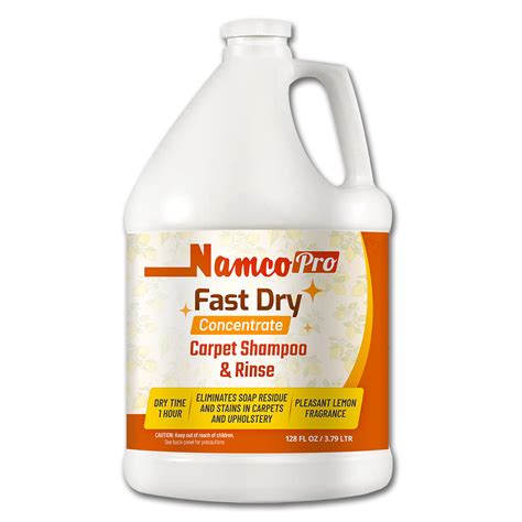 NAMCO FAST DRY CARPET SHAMPOO & RINSE - GALLON - 4/CS