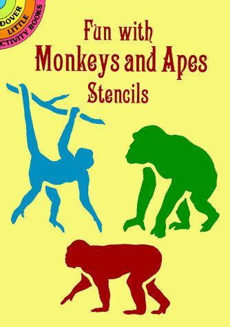 Buy Fun with Monkeys and Apes Stencils (Dover Stencils) Book Online at ...