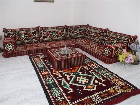 Arabic Majlis Corner Floor Seating Sofa Set Bahrain | Ubuy