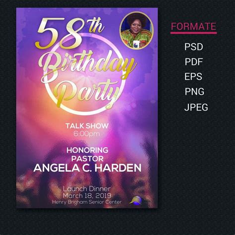 Entry #67 by arifulraju00 for Create A Flyer for a Birthday Party ...