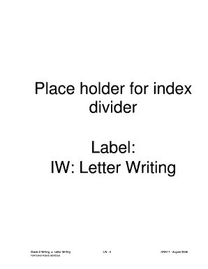 Fillable Online Section 4 Informational Writing Letter Writingdoc Fax ...