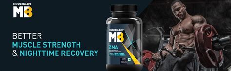 MuscleBlaze ZMA (60 Tablets) | For Muscle Strength & Recovery | 100% ...