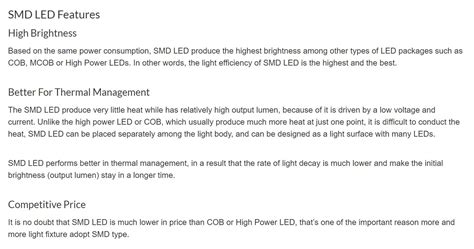 Image result for SMD LED Comparison
